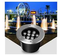 Projecteur Sous-marin Intégré Spot Led Encastrable Acier Inoxydable IP68 100% Étanche 12V Tension de Sécurité Extérieur Jardin Piscine Fontaine Rocaille Sous-marin Éclairage ( Couleur : Blanc chaud ,