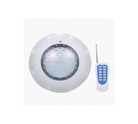 Projecteur sous-marin LED PRUMYA - 7 LED statiques / 4 LED dynamiques - Étanchéité IP68 - 12 V 25 W - Télécommande incluse