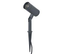 Bodenstrahler Aluminium Foncé Gris OSRAM Réglable IP54 H 41,5 cm Spot Maison