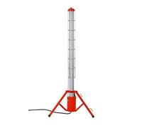 Projecteur Télescopique LED Tube 360° 100W - 3M de Câble H07RNF 3G1, 5-1 Socle de Prise NF à clapet 16A 250V - 9000 Lumen