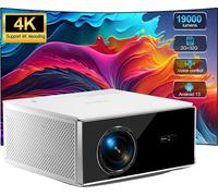 Projecteur ThundeaL, luminosité de 19000 lumens, autofocus et correction du trapèze, version Android