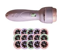 Projecteur Torch - Lumière De Nuit Pour | Jouet De Lampe De Poche Éducative | Projection De Diapositives D'histoire, Motifs D'animaux De Dinosaures, Aide À L'apprentissage Au Coucher, Cadeau P
