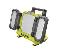 RYOBI - Triple panneau lumineux LED 18V - 3 intensités - 3000 / 1500 / 800 Lumens - panneaux latéraux orientables à 360°, panneau central orientable à 150° - RLP18-0