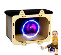 Projecteur TV de cinéma - Présentoirs en bois - Hologramme pour smartphone mobile - Multi-angle - Visuels 3D pour home cinéma - Projecteur pour affichage de produits d'entreprise