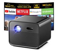 Projecteur Ultimea Poseidon E100, 1800 ANSI, 1080p natif, décodage 4K, mise au point automatique et correction trapézoïdale automatique 6D, image 3D active