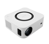 Projecteur Vidéo de Cinéma Maison, Source de Lumière LED 2 Go 16 Go Plug and Play 1080P HD 2,4 G 5G WiFi 6 pour Consoles de Jeux pour 9.0 (Prise UE)