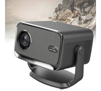 Projecteur vidéo Full HD 1080p, 350 ANSI Lumen, WiFi 6, Bluetooth 5.2, support rotatif à 360°, Keystone automatique, mise au point automatique, prend en charge les téléphones portables et les