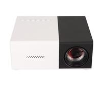 Projecteur Vidéo LED Pico, Mini Projecteur avec Haut-Parleur Stéréo intégré FHD 1080P pour la Maison (Prise UE)