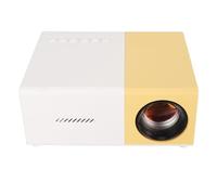 Projecteur Vidéo LED Pico, Mini Projecteur avec Haut-Parleur Stéréo intégré FHD 1080P pour la Maison (Prise UE)
