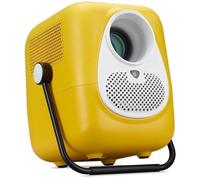AOpen QF23s Powered by Acer Projecteur LED LCD, 1080p Full HD (1920 x 1080 Pixels), 6500 LED lumens, Contraste 1000:1, Keystone, 2 Haut-parleurs de 3 W, HDMI (HDCP), Wi-FI, Jaune, Portable/Mobile