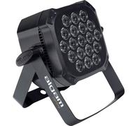Projecteur WASH 18 LED 1W RGBB 1 LED 3W RVB Télécommande - Algam Lighting LAL MINIPAR193FX Noir
