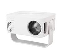 Projecteur WiFi Portable, Projecteur Keystone Auto avec Rotatif à 360 °, Haut-Parleur intégré 4Ω 3W X 1, LED 1080p Movie Projecteur Compatible avec Les (Prise UE)