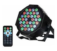 Projecteurs 36 LED, projecteurs PAR, éclairage disco, stroboscope DJ, éclairage de scène, lampe, mixage RVB, 36 W, entrée/sortie DMX