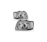 Projecteurs Angel Eyes Pour Audi A3 8L 1996-2000 Chrom Avant Gauche Droite
