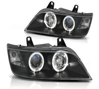 Projecteurs Angel Eyes, Pour BMW Z3 96-02, Noir, Avant, Gauche/Droite