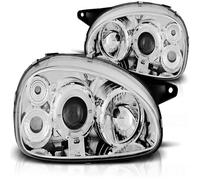 Projecteurs Angel Eyes Pour Opel Corsa B Bj. 93-00 Chrom - Tuning Tec