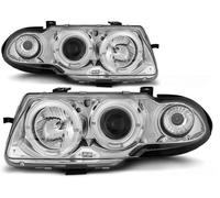 Projecteurs Angel Eyes Tuning Tec Pour Opel Astra F 94-98 Chrom Avant