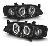 Projecteurs Angel Eyes Tuning Tec Pour Opel Vectra B 1995-1998 Noir