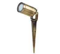 Projecteurs de Jardin Lampe D'Extérieur Pointe Laiton En Antique IP64 GU10 Tilt