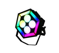 Projecteurs DJ à Tête Mobile 4pcs 50W quatre-en-un de fond lumière auto-propulsée surface contrôle vocale LED par la avec une auxiliaire