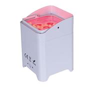 Projecteurs DJ à Tête Mobile LED Battery Uplight Wireless IR Remote Phone APP Wifi Control 6X18W RGBWA+UV 6in1 with Charging Flight Case(8pcs flightcase)