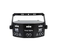 Projecteurs DJ à Tête Mobile Lumière du parti Lumières de scène disco LED Éclairage stroboscopique Dj Musique décoration projecteur rave for club Parti