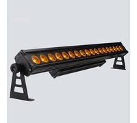 Projecteurs DJ à Tête Mobile Professional decorative wall lighting 18x18w wash bar light 6in1 waterproof led dj facade washer lights(EU plug)