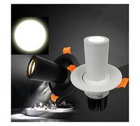 Projecteurs DJ à Tête Mobile Projecteur à LED 3W / 5W 7W 10W 12W Bar Ktv Barreau Plafonnier Éclairage intérieur(Warm White,Black 10W)