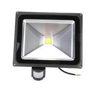 Projecteurs extérieurs de garage de LED d'IP67 avec la lumière d'induction de capteur de mouvement pour la sécurité 36W 6000LM gris (Noire)