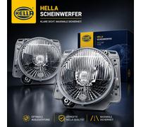 Projecteurs Halogène Avant Droite + Gauche Pour VW Golf 2 Hella RHD H4