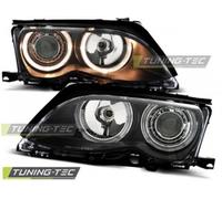 Projecteurs LED Angel Eyes Tuning Tec Pour BMW Série 3 E46 Berline/Coupé 01-05