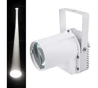 Projecteurs pin spot, 3W Spotlight LED Blanche Faisceau, Pinspot Lumière Mirror Balls DJ Disco Effet Lampe
