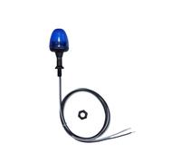 Projecteurs RC pour Tamiya Excavator pour Scania 770S R620 pour Volvo pour Benz 1/14 RC Truck Feux D'ingénierie Rotatifs À 360° Lampe D'avertissement Accessoires De Voiture(Blue)
