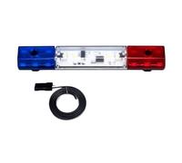 Projecteurs RC pour Tamiya pour Scania 770S R620 pour Volvo FH16XL 750 pour Benz Arocs 1/14 Feu De Signalisation Rotatif À 360° Lampe De Toit Camion-Benne Télécommandé(Red and Blue)