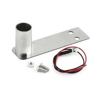 Projecteurs RC pour TRX4 pour Tamiya CC01 D90 D110 TF2 1/10 Tuyau D'échappement Acier Inoxydable Modifié avec Éclairage Pièce Mise À Niveau Accessoires pour Modèle Voiture Drift RC(A Light)
