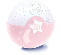 Infantino Lumière Apaisante et Projecteur - Veilleuse à Clipser avec Design Grow-With-Me, Projecteur de Nuit Étoilée et Lampe de Table avec Mélodies et Capteurs Sonores Intégrés