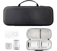Projector Carrying Case,Protective Case for Samsung Freestyle Projector and Battery Base Protective Case with Hard Shell EVA Black 37.5 x 15.5 x 12 cm,Black,Portable