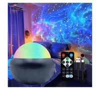 Projector Night Light, USB Powered, RGB Galaxy Star Water Ripple Pattern | LED decorative lamp, creates ambient visual effect for indoor space(C)