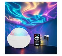 Projector Night Light, USB Powered, RGB Galaxy Star Water Ripple Pattern | LED decorative lamp, creates ambient visual effect for indoor space(A)
