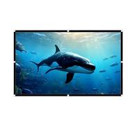 Projector Screen - 16:9 Portable Projector Movies Screen, 100 inch Foldable Theater System | Easy Maintenance Folding Home Theater Screens for Home, Party, Office, RV, Church, School, Backyard