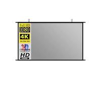 Projector Screen, Écran de projecteur Anti-lumière Gris Mural 60 "/84"/100 "/120" Portable Pliable for Le Bureau à Domicile en Plein air,Parts(84 inch)