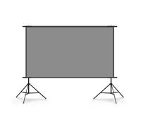 Projector Screen, Écran de projecteur avec Support 16:9 Gris Anti-lumière 84 100 120 Pouces Pliable Portable Double Support for Le Bureau à Domicile,Parts(84 inch)