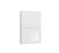 ProjektX armoire de rangement 8 portes blanche.