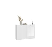 ProjektX commode 4 portes blanche.