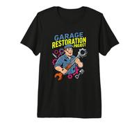 Projet de Restauration de Garage - Humour Auto - Passionné de Voitures Classiques T-Shirt Haut de Gamme
