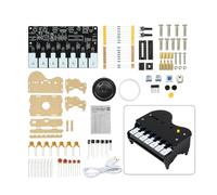 Projet de soudure de circuit musical avec 7 pavés tactiles, carte de clavier alimentée par USB et contrôle de réponse réglable, projet de clavier électronique, carte de piano, circuit musical