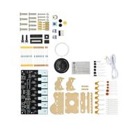 Projet de soudure de clavier électronique avec 7 pavés tactiles, circuit de musique alimenté par USB et contrôle de sensibilité réglable, clavier électronique, projet de clavier tactile, circuit de