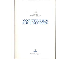 Projet de traite etablissant une constitution pour l'europe