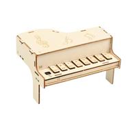 Projet d'expérimentation de piano en bois, artisanat de construction électronique pour démonstrations scolaires, temps pour la construction familiale et circuit, exercices d'apprentissage, projet de