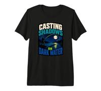 Projeter des Ombres sur Le thème de la pêche Nocturne en Eau Sombre T-Shirt Haut de Gamme